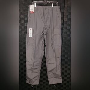 Men's Versatile Gray Cargo Pants